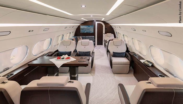 Airbus ACJ TwoTwenty cabin interior