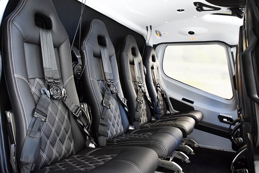Airbus H130 cabin interior