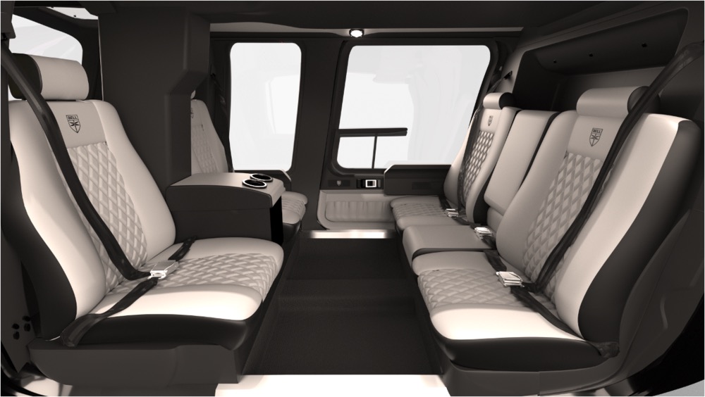 Bell 407GXi cabin interior