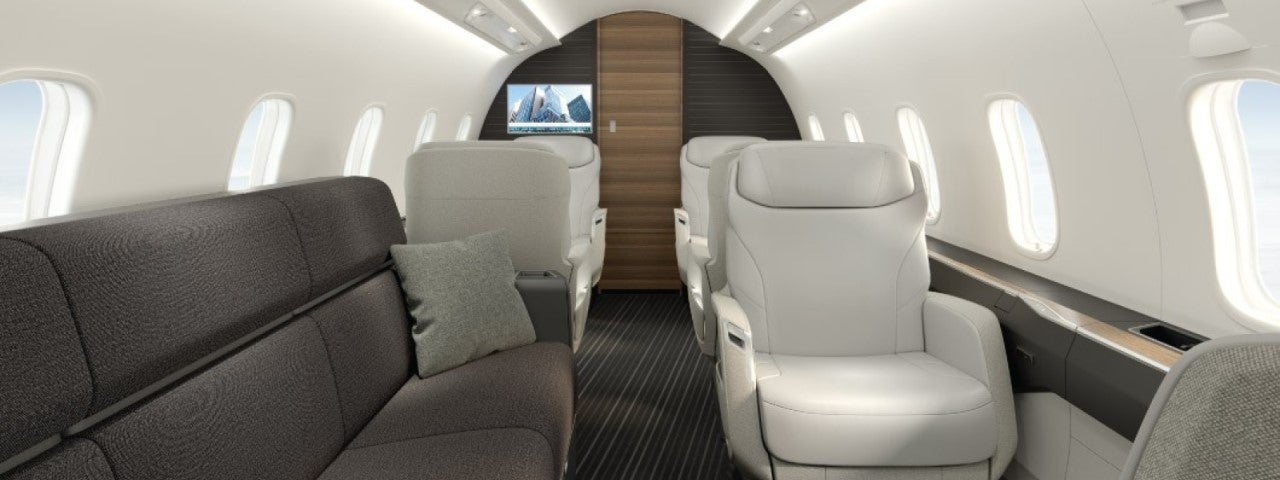 Bombardier Challenger 3500 cabin interior