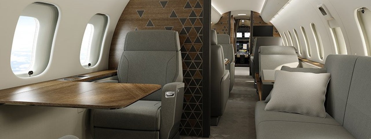 Bombardier Global 5500 cabin interior