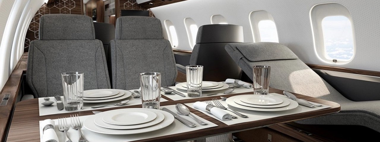 Bombardier Global 6500 cabin interior