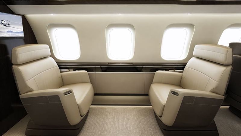 Bombardier Global 7500 cabin interior