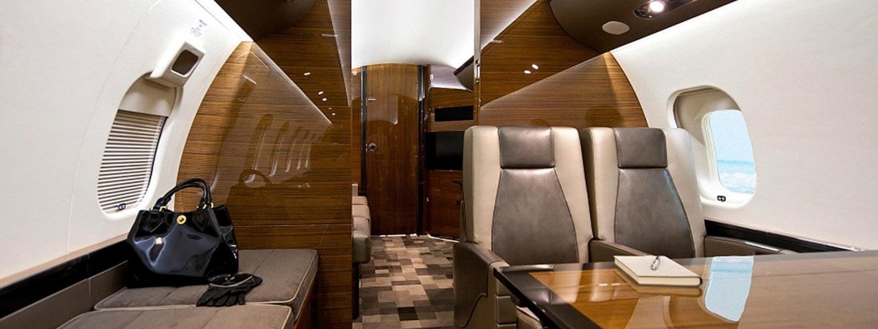 Bombardier Global Express XRS cabin interior