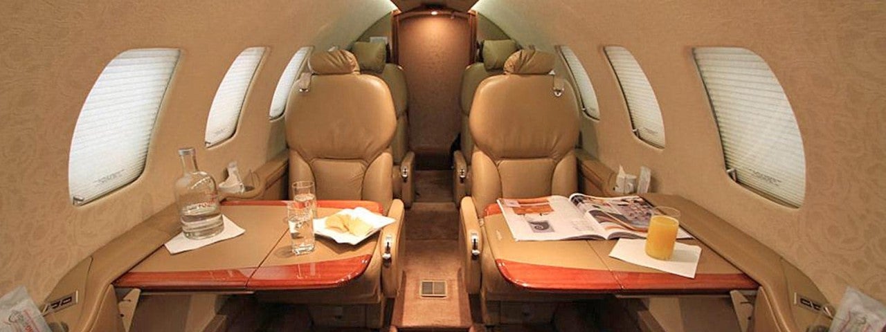 Cessna Citation Bravo cabin interior