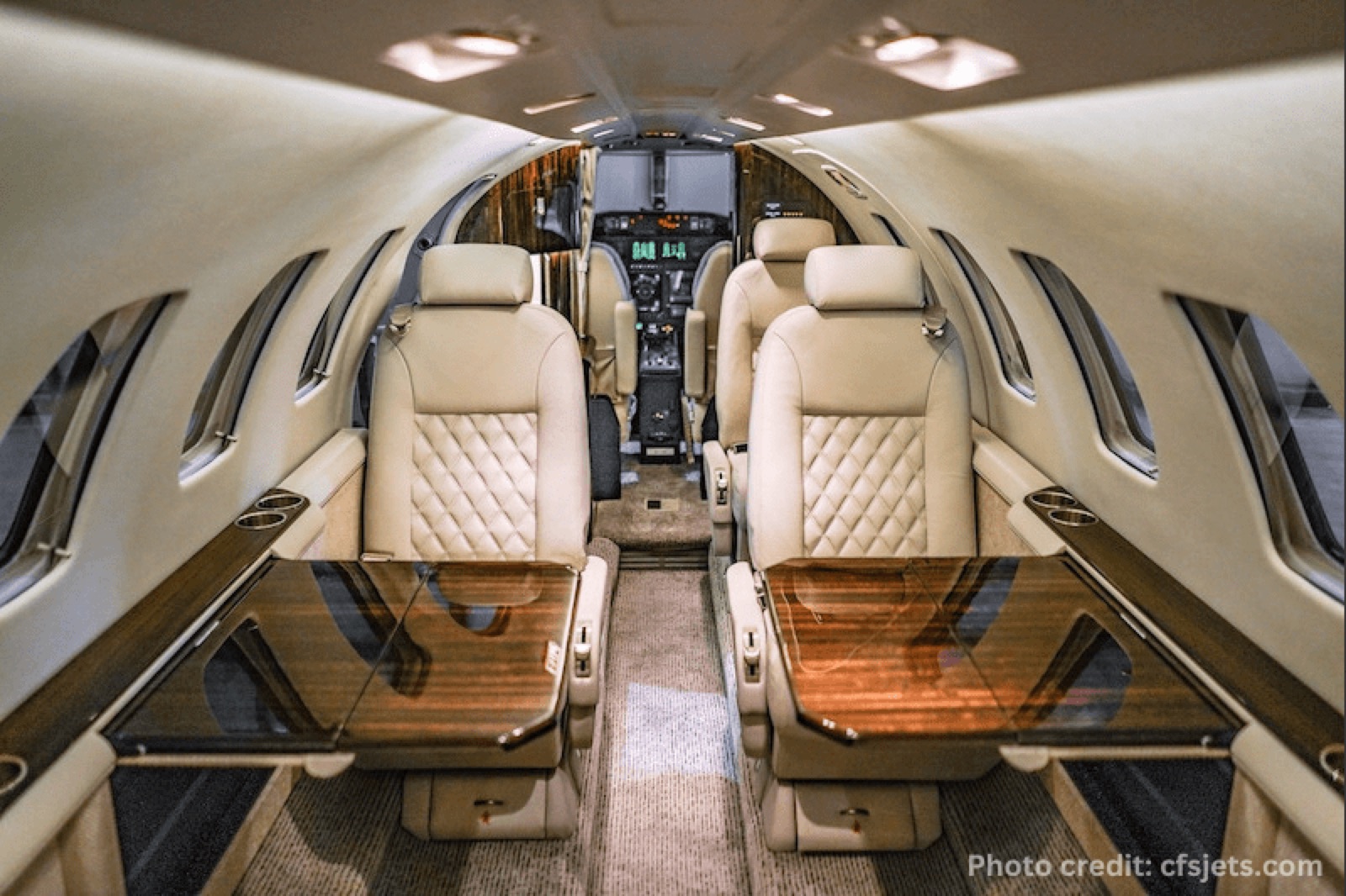 Cessna Citation Encore+ cabin interior