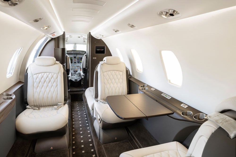 Cessna Citation Excel cabin interior