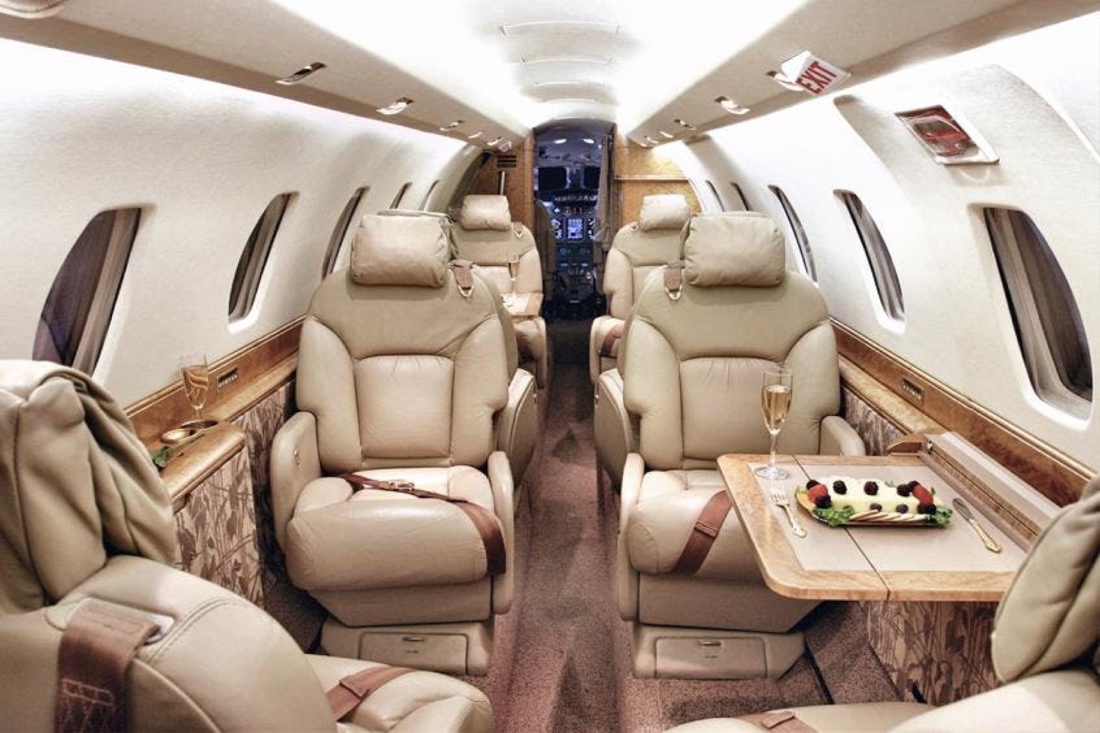 Cessna Citation III cabin interior