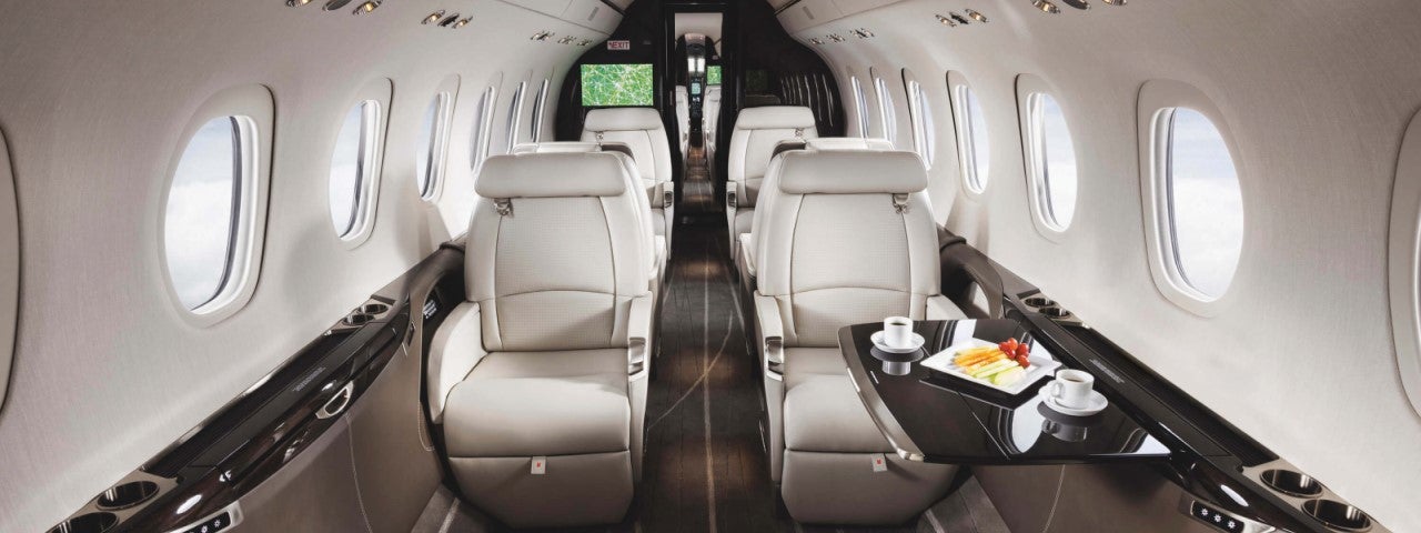 Cessna Citation Longitude cabin interior