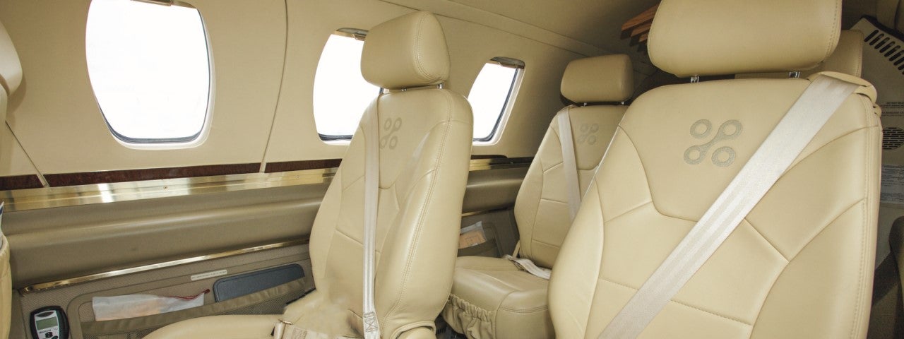 Eclipse 500 cabin interior