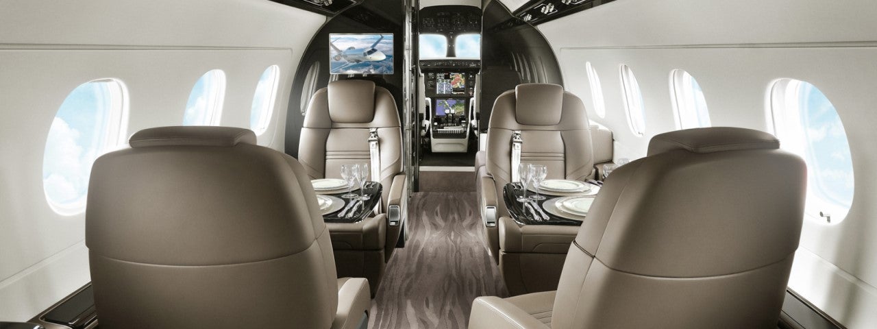 Embraer Praetor 500 cabin interior