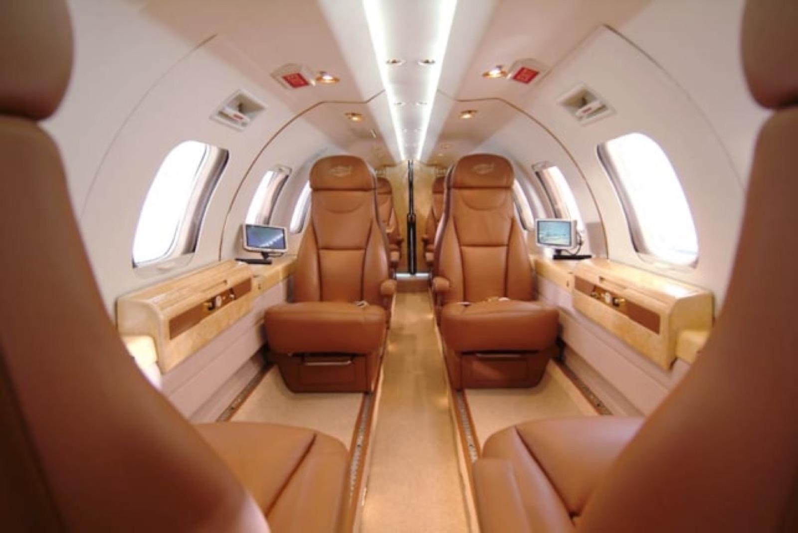 Fairchild Metro III cabin interior