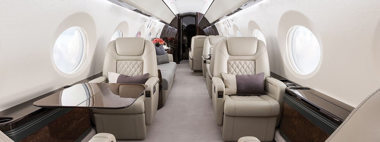 Gulfstream G500 cabin interior