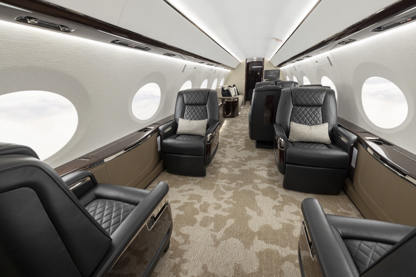 Gulfstream G800 cabin interior