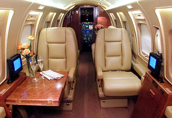 IAI Westwind 1124 cabin interior
