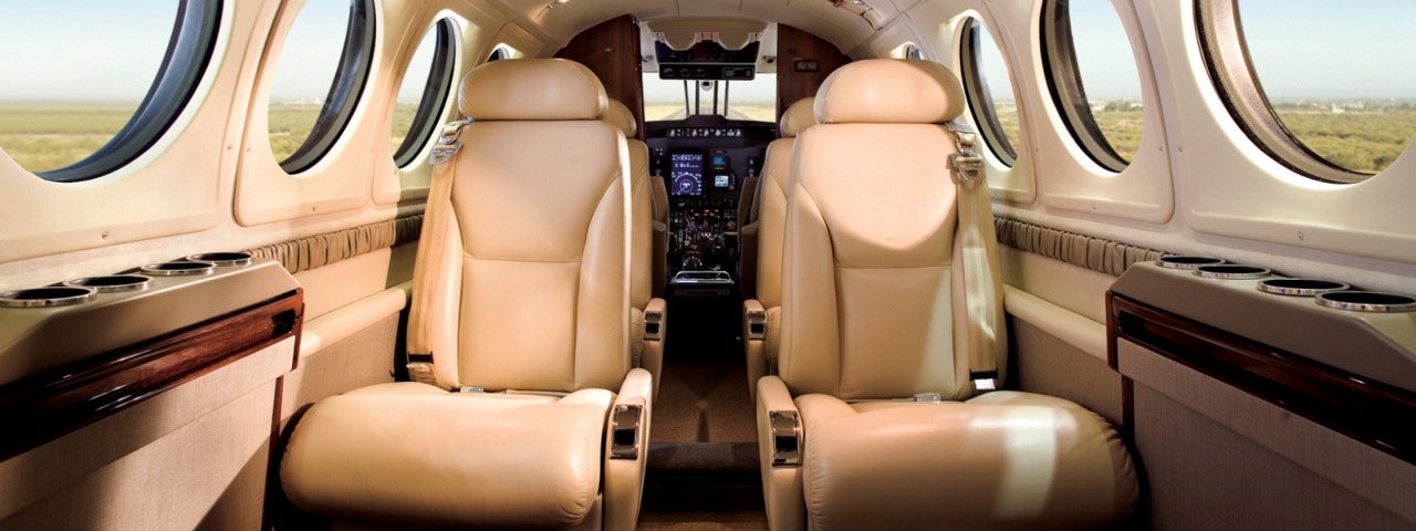 Beechcraft King Air 260 cabin interior