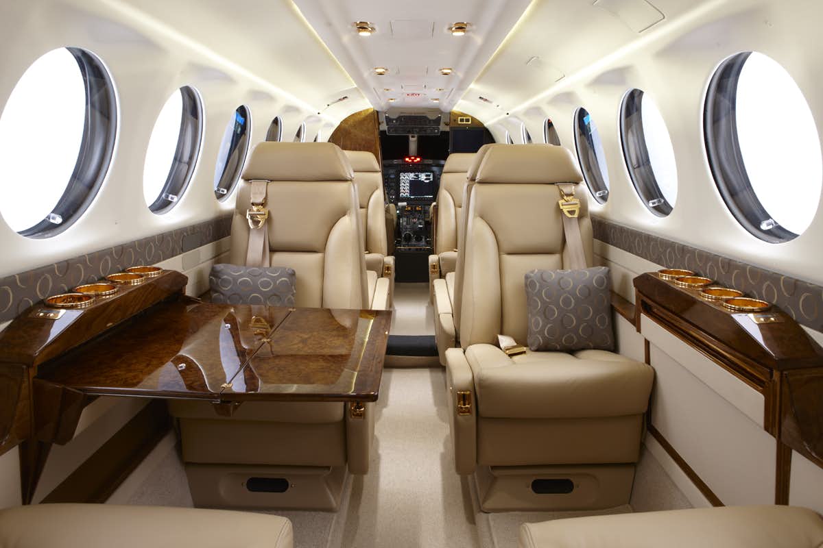 Beechcraft King Air 360 cabin interior