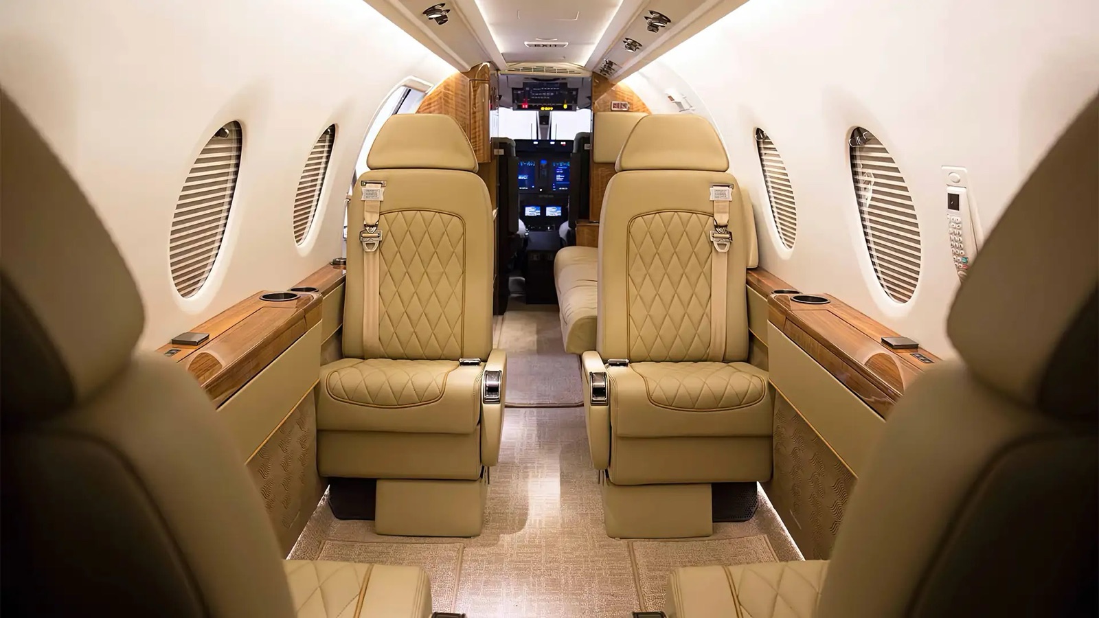 Nextant 400XTi cabin interior