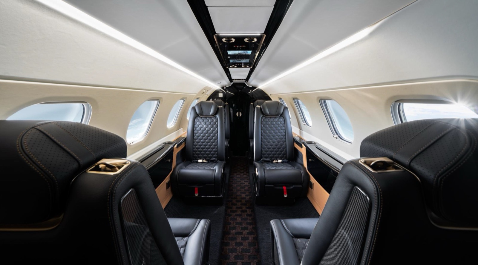 Embraer Phenom 300E cabin interior