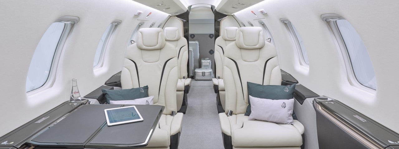 Pilatus PC-24 cabin interior