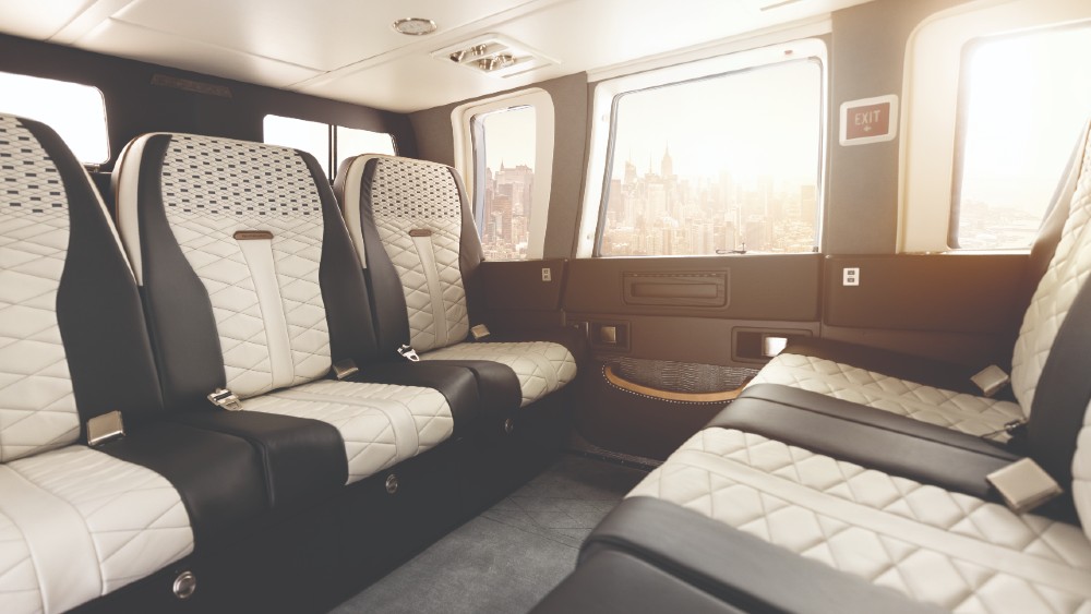 Sikorsky S-76D cabin interior