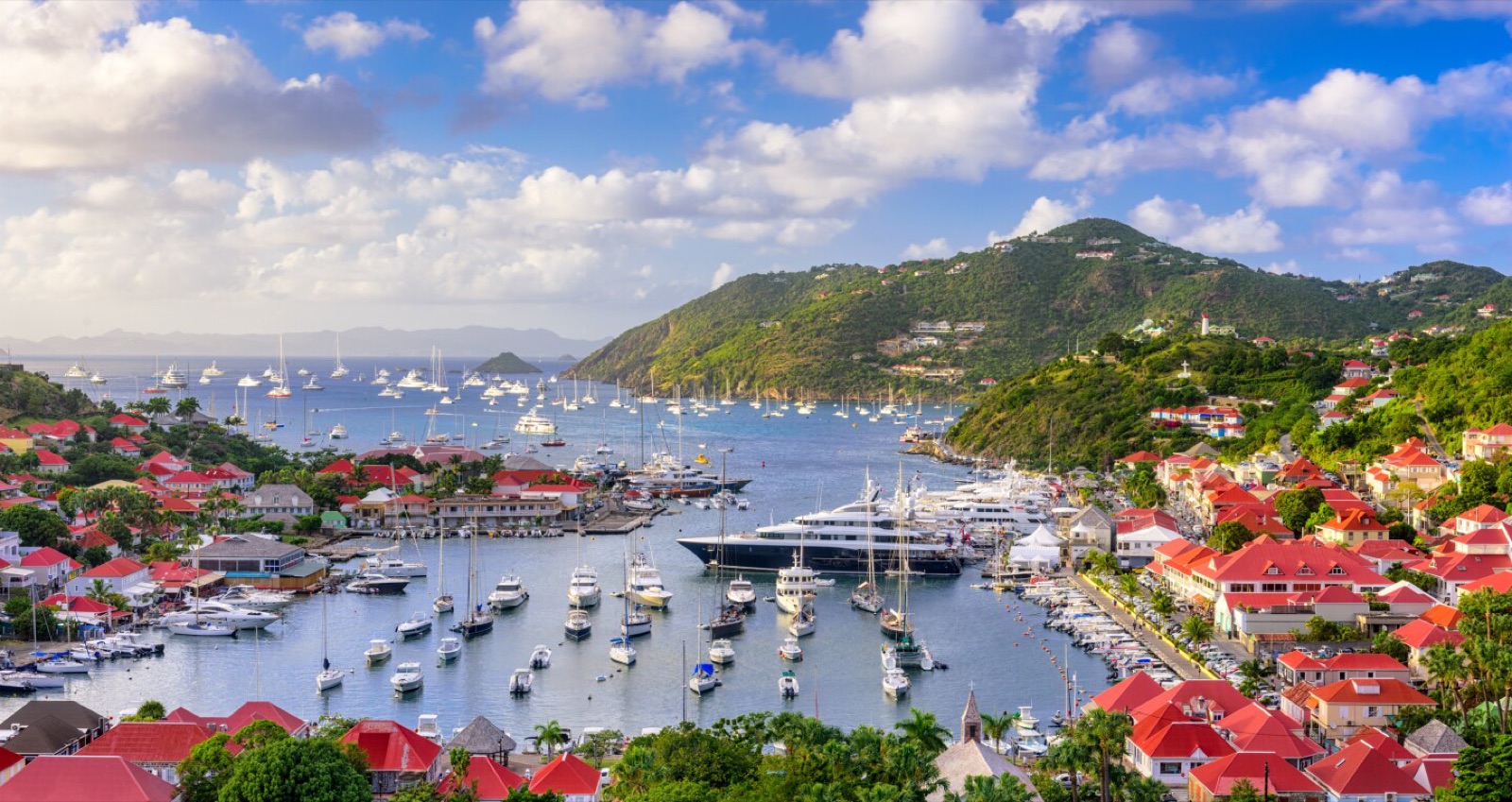Private jet charter to Gustavia