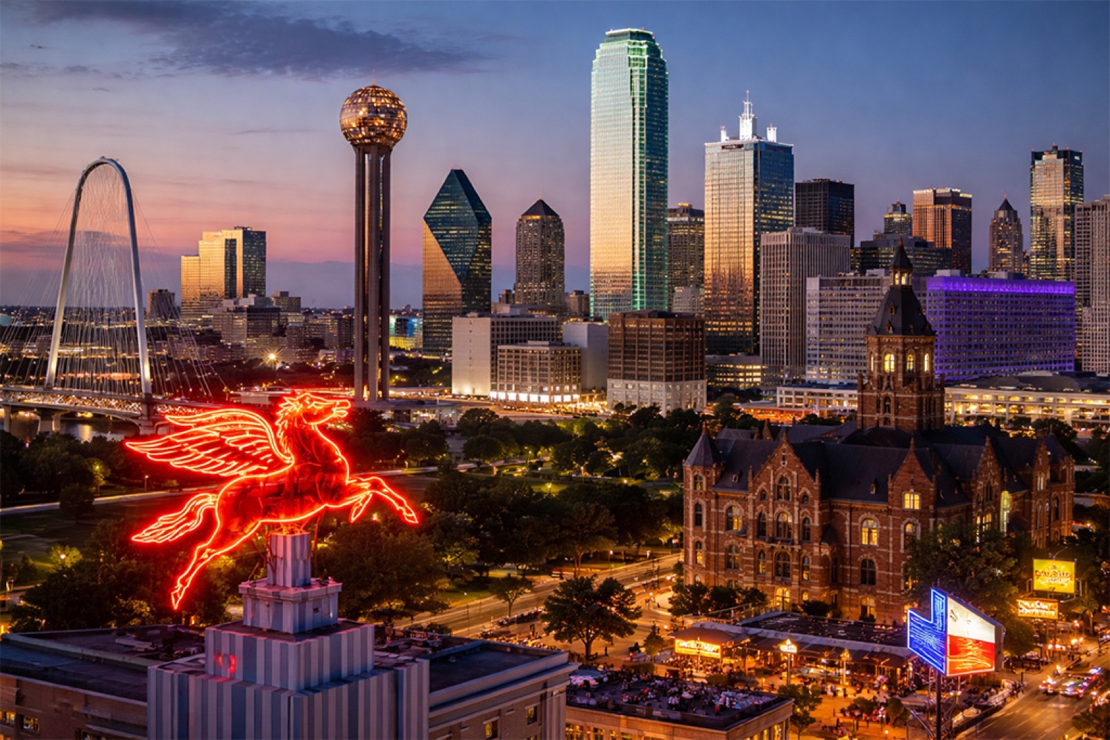 Private jet charter to Dallas