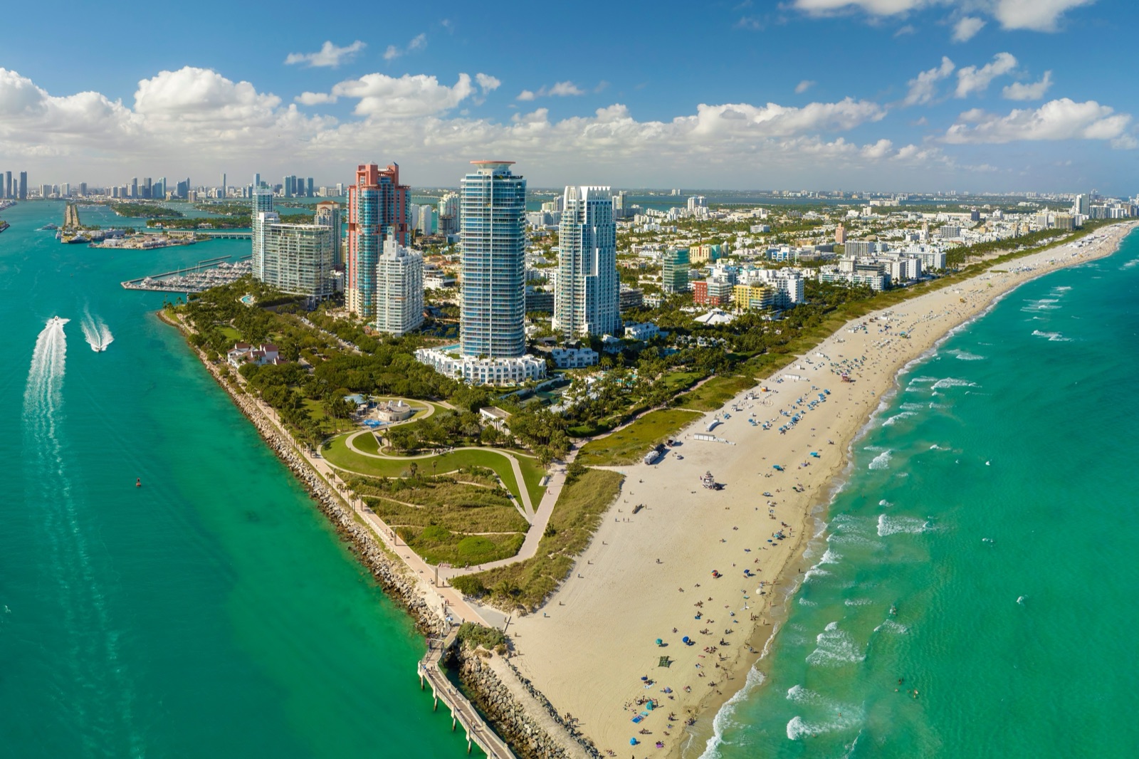 Miami Beach aerial view